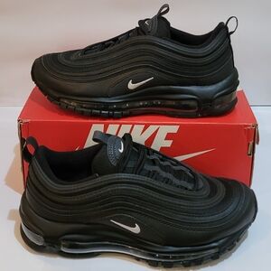 Nike Air Max 97‎ GS Triple Black Sneakers Youth 4.5Y Women’s 6